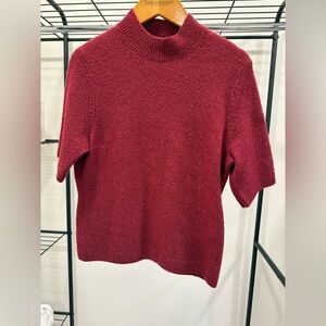 Abercrombie & Fitch Deep Red Turtleneck Sweater